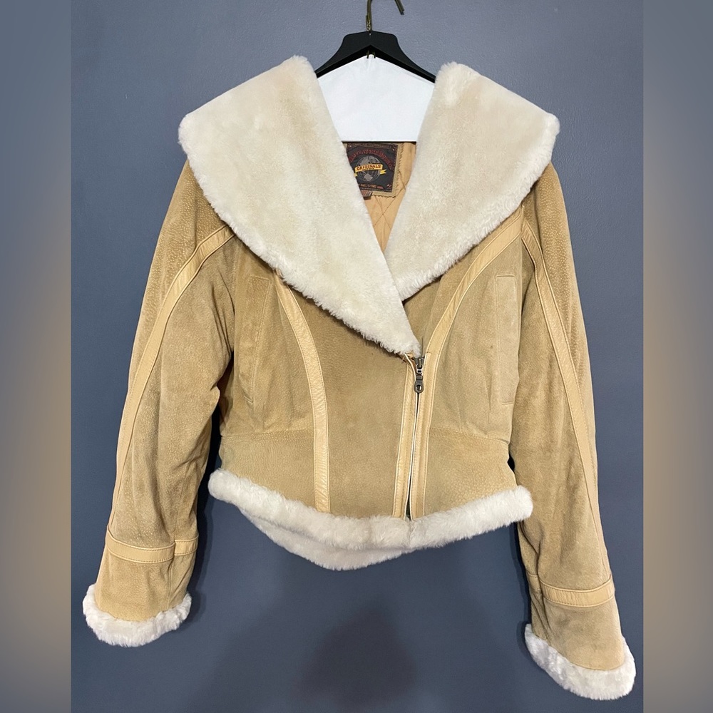 Womens suede and leather Jacket Wilsons Leather M